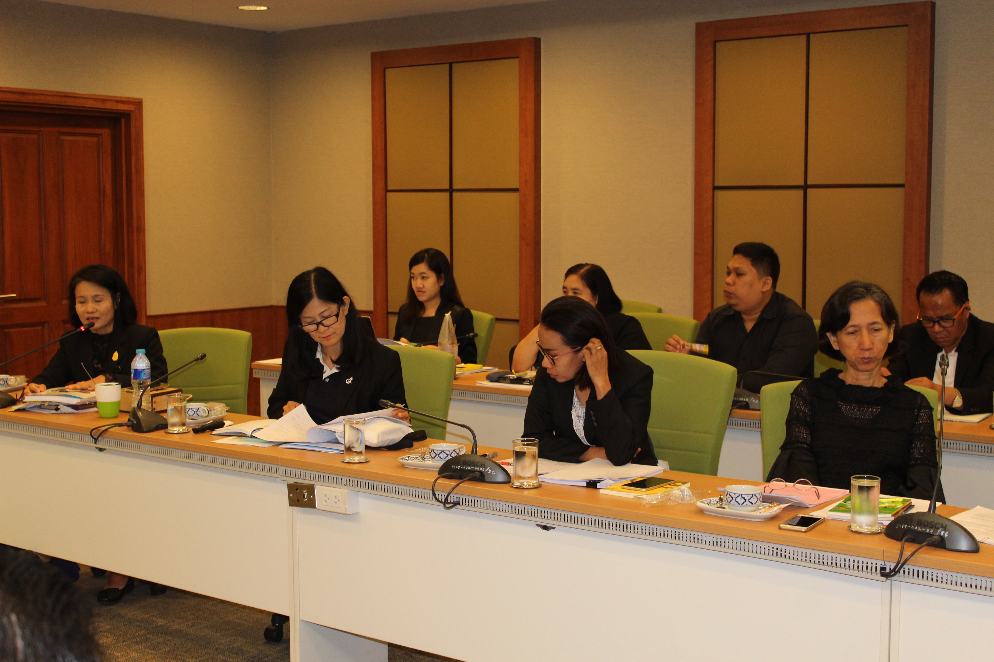 อำนวยการสำนักเสริมสร้างความเข้มแข็งชุมชน เป็นประธานการประชุมสำนักเสริมสร้างความเข้มแข็งชุมชน ครั้งที่ 7/2560