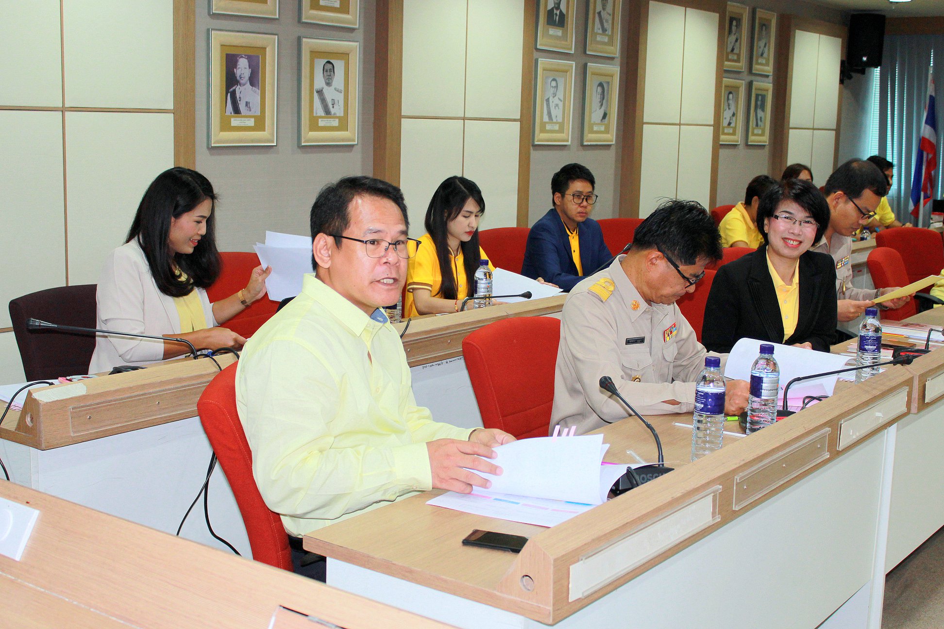 ประชุมเตรียมความพร้อมในการดำเนินงานโครงการพัฒนาหมู่บ้านเศรษฐกิจพอเพียง ประจำปี งบประมาณ พศ. 2562