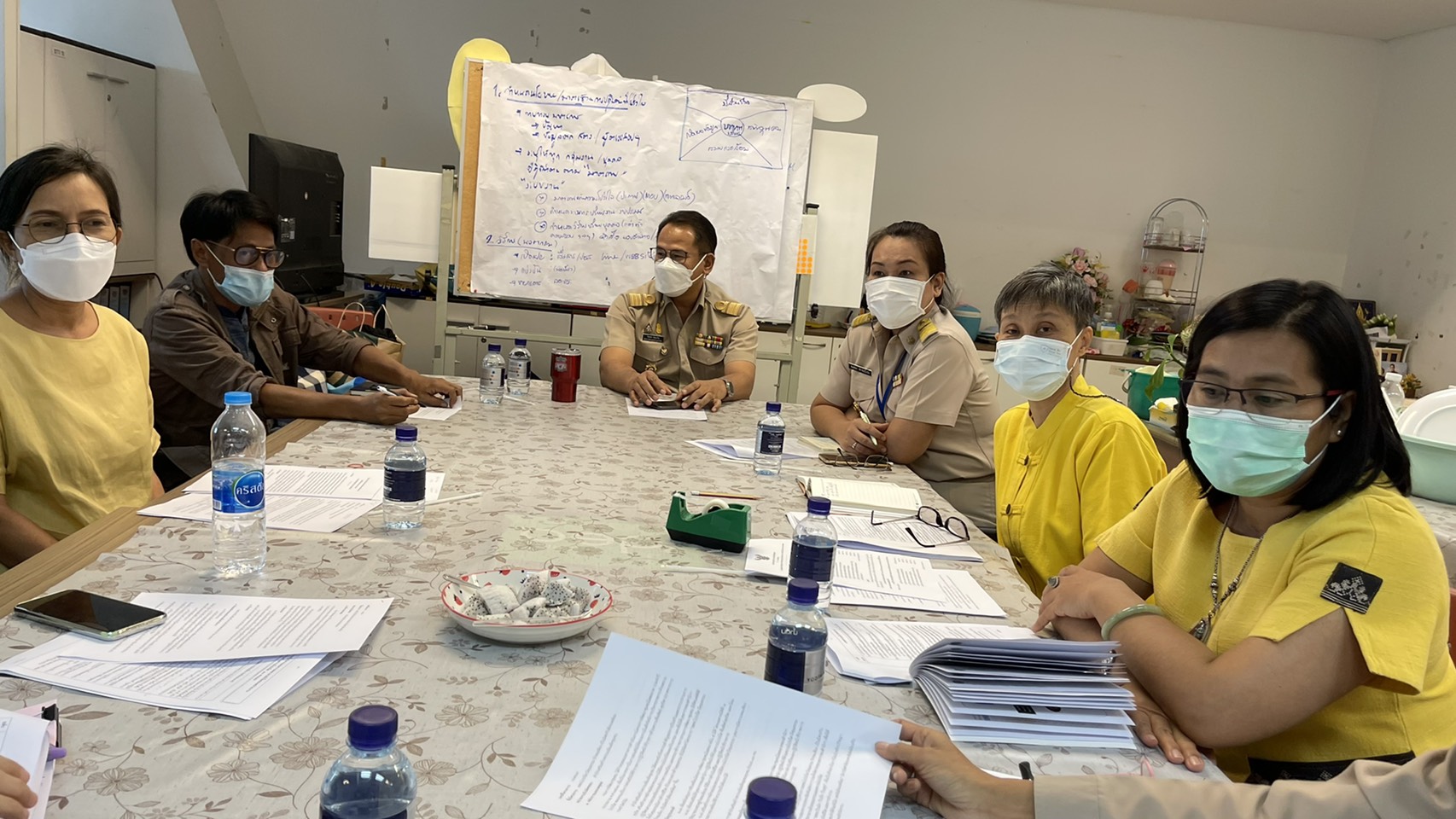 ประชุมพัฒนาชุมชนใสสะอาดทุกมิติ