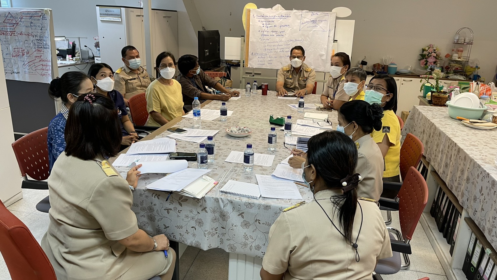 ประชุมพัฒนาชุมชนใสสะอาดทุกมิติ