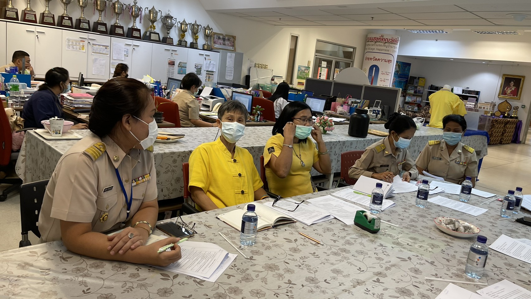ประชุมพัฒนาชุมชนใสสะอาดทุกมิติ