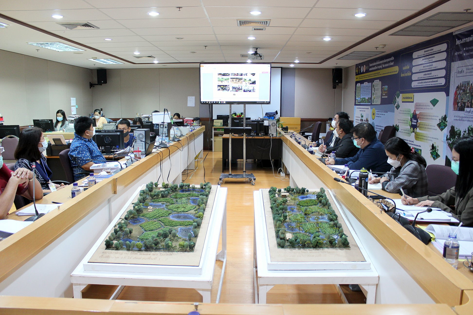 ตรวจสอบผลสัมฤทธิ์และประสิทธิภาพการดำเนินงานโครงการพัฒนาพื้นที่ต้นแบบการพัฒนาคุณภาพชีวิตตามหลักทฤษฎีใหม่ ประยุกต์สู่ ” โคก หนอง นา โมเดล ” ของกรมการพัฒนาชุมชน