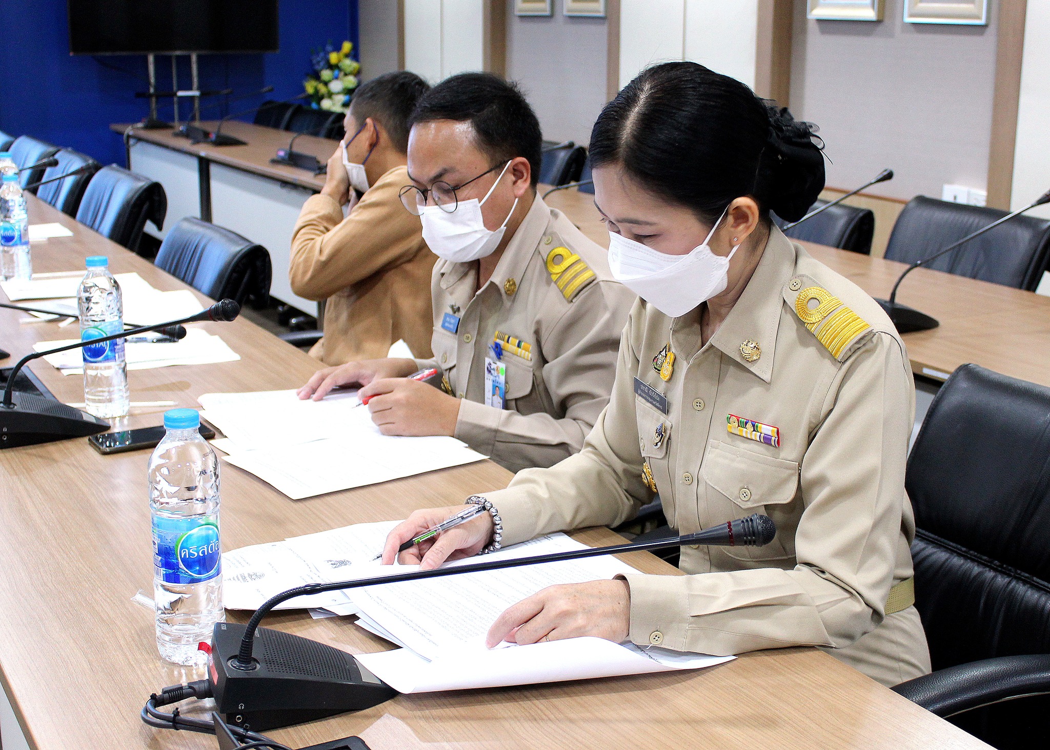 การประชุมคณะทำงานรับผิดชอบการดำเนินงานทอดผ้าป่าสมทบกองทุนพัฒนาเด็กชนบท ฯ