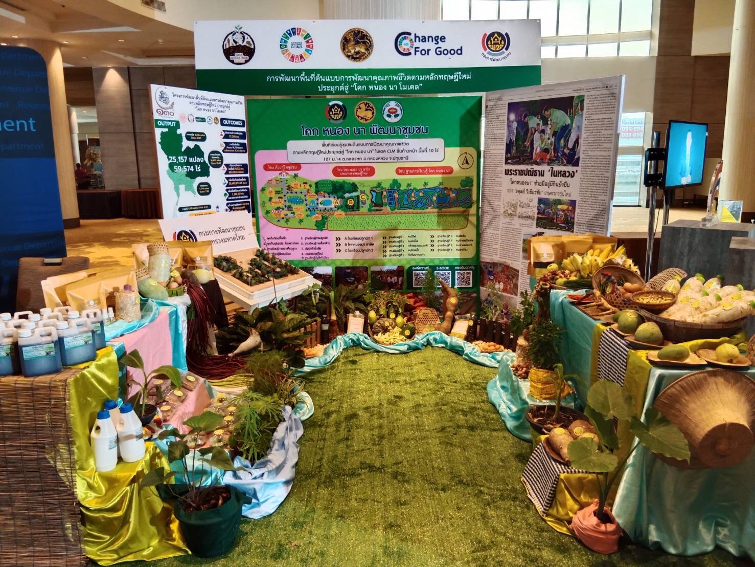 ร่วมจัดนิทรรศการภายในงานประกาศใช้แผนสิทธิมนุษยชนแห่งชาติ ฉบับที่ 5 (พ.ศ.2566 – 2570)