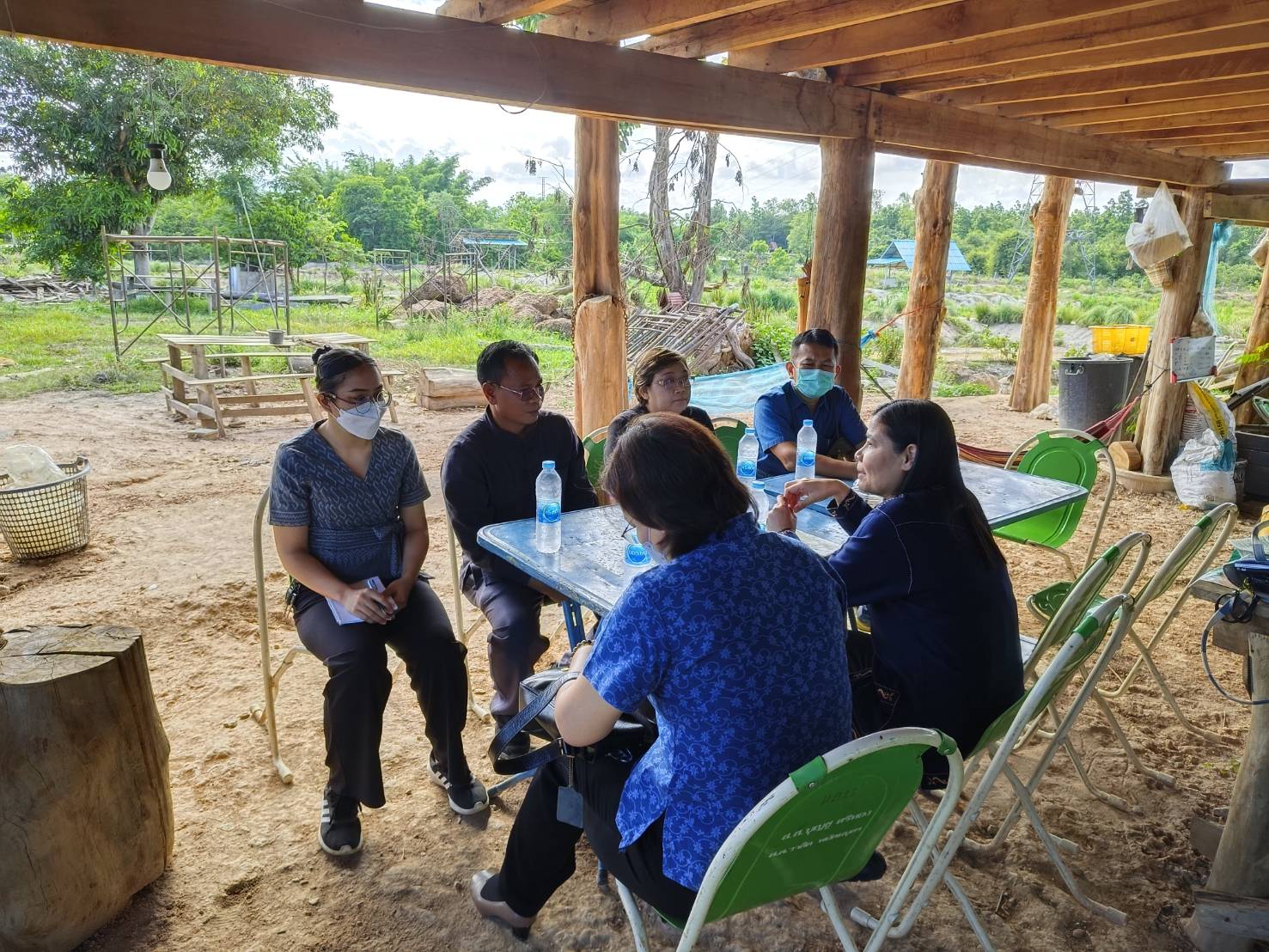 ลงพื้นที่ติดตามผลการดำเนินงานการขับเคลื่อนศูนย์ผู้นำจิตอาสาพัฒนาชุมชน