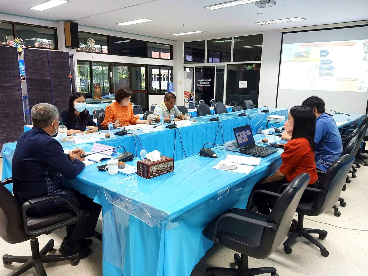 ลงพื้นที่ติดตามผลการดำเนินงานการขับเคลื่อนศูนย์ผู้นำจิตอาสาพัฒนาชุมชน