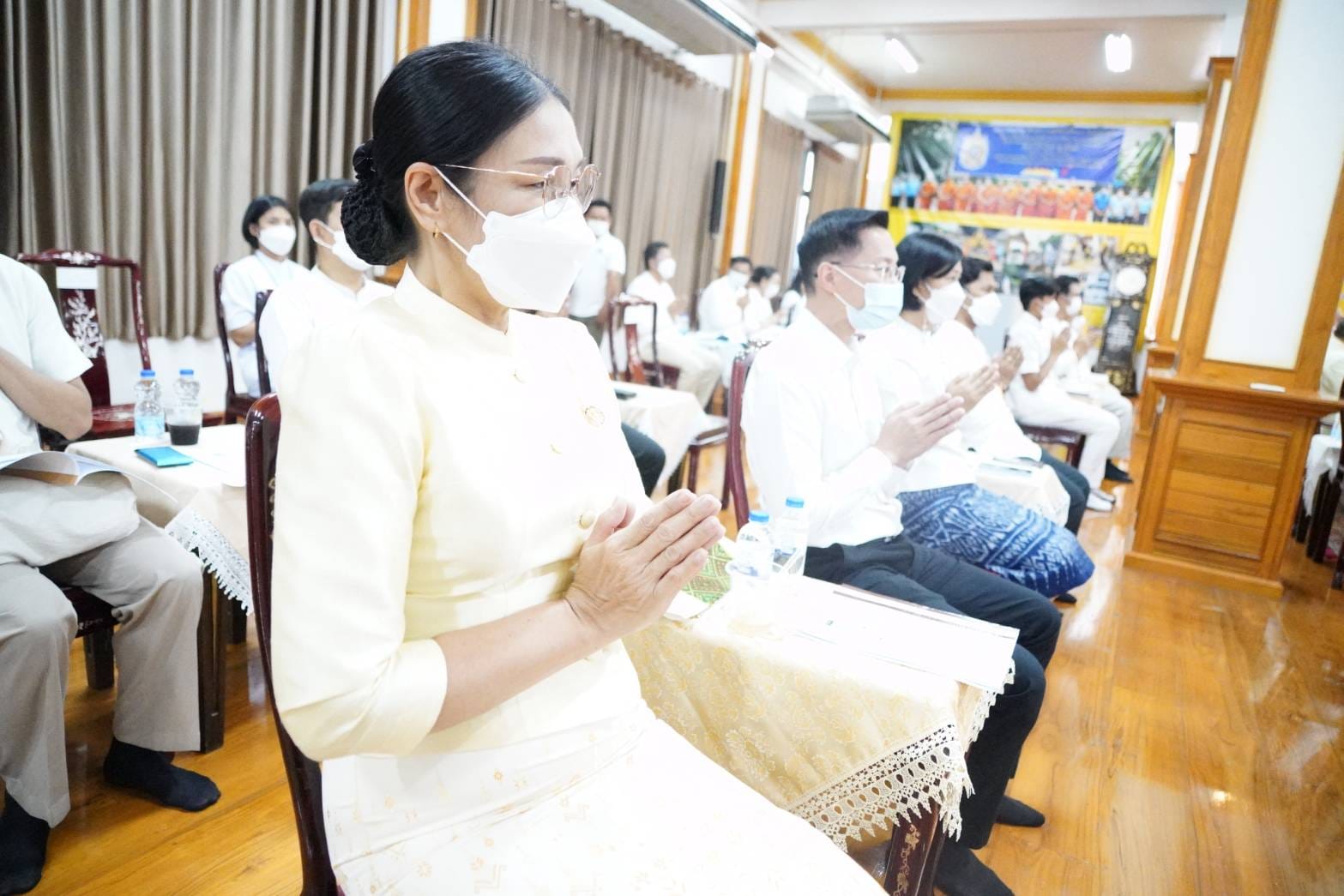 พช. ร่วมพิธีเจริญพระพุทธมนต์ และเจริญจิตภาวนา เนื่องในโอกาสสมเด็จพระอริยวงศาคตญาณ สมเด็จพระสังฆราช สกลมหาสังฆปริณายก ทรงเจริญพระชนมายุครบ 8 รอบ 96 พรรษา