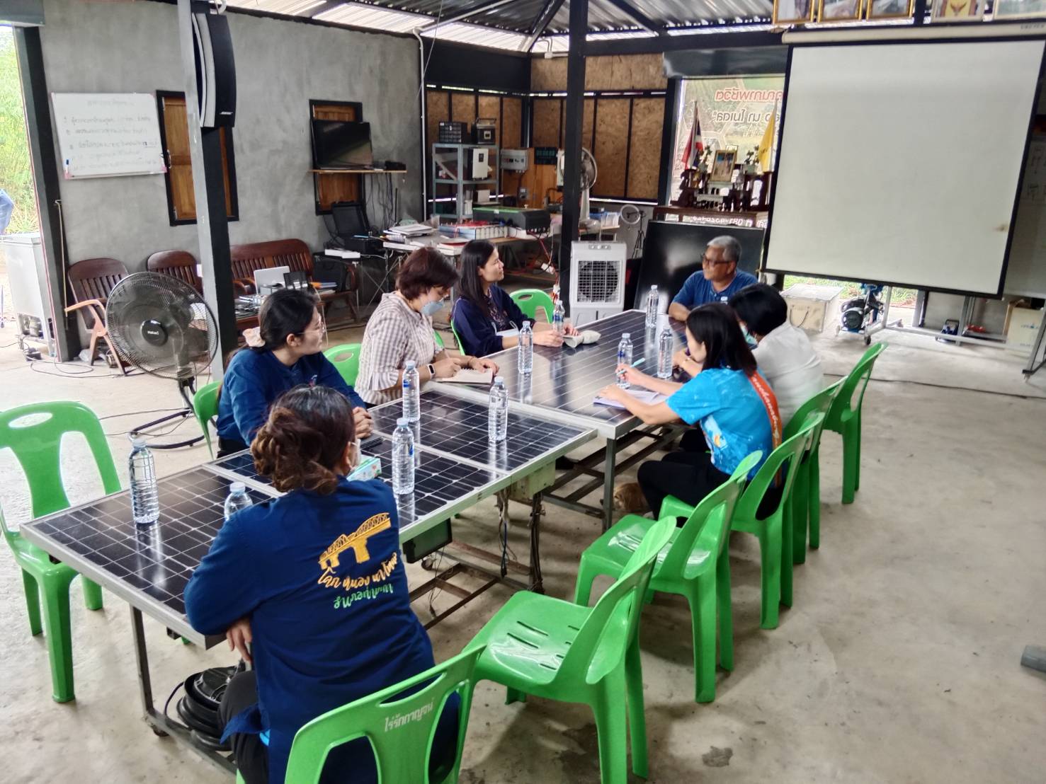 ติดตามผลการดำเนินงานการขับเคลื่อนการดำเนินงานศูนย์ผู้นำจิตอาสาพัฒนาชุมชนภายใต้กิจกรรมสร้างศักยภาพการดำเนินงานศูนย์ผู้นำจิตอาสาพัฒนาชุมชน กิจกรรมหลัก : พัฒนาหมู่บ้านเศรษฐกิจพอเพียง