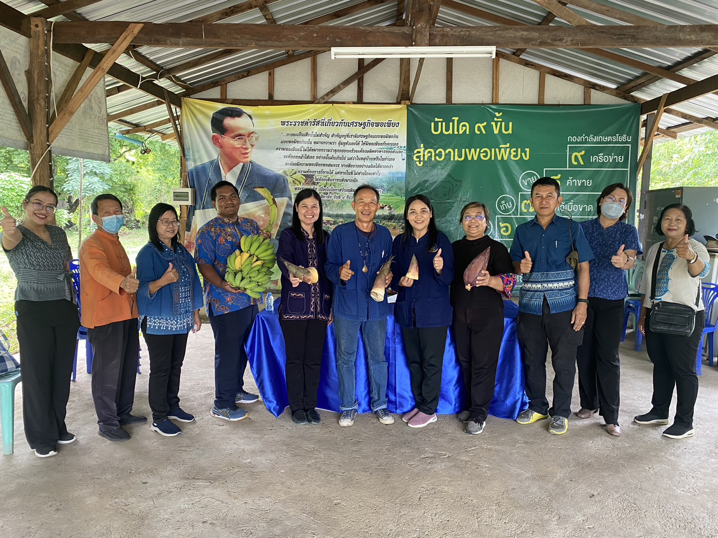 ลงพื้นที่ติดตามผลการดำเนินงาน พื้นที่ศูนย์เรียนรู้ต้นแบบ CLM ณ พื้นที่ศูนย์เรียนรู้ต้นแบบการพัฒนาคุณภาพชีวิตตามหลักทฤษฎีใหม่ ประยุกต์สู่ ” โคก หนอง นาโมเดล ” ระดับตำบล