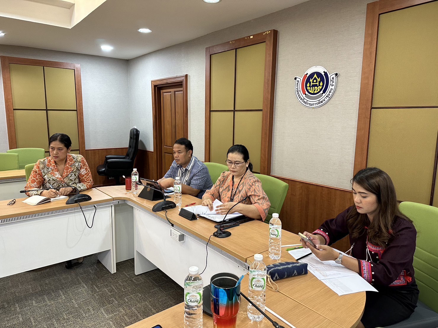 ซักซ้อมการขับเคลื่อนโครงการสร้างความปรองดองสมานฉันท์ โดยใช้หลักธรรมทางพระพุทธศาสนา “หมู่บ้านรักษาศีล 5 ขยายผลสู่หมู่บ้านศีลธรรม”
