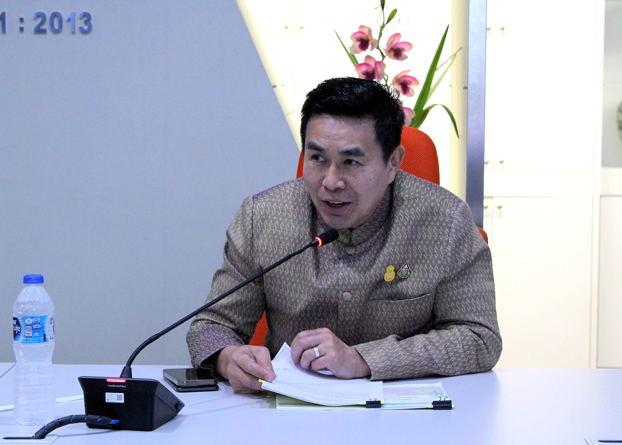 ประชุมคณะกรรมการอำนวยการและคณะทำงานขับเคลื่อนการพัฒนาศูนย์เรียนรู้การพัฒนาคุณภาพชีวิตตามหลักทฤษฎีใหม่ ประยุกต์สู่ “โคก หนอง นา โมเดล” ครั้งที่ 1/2566