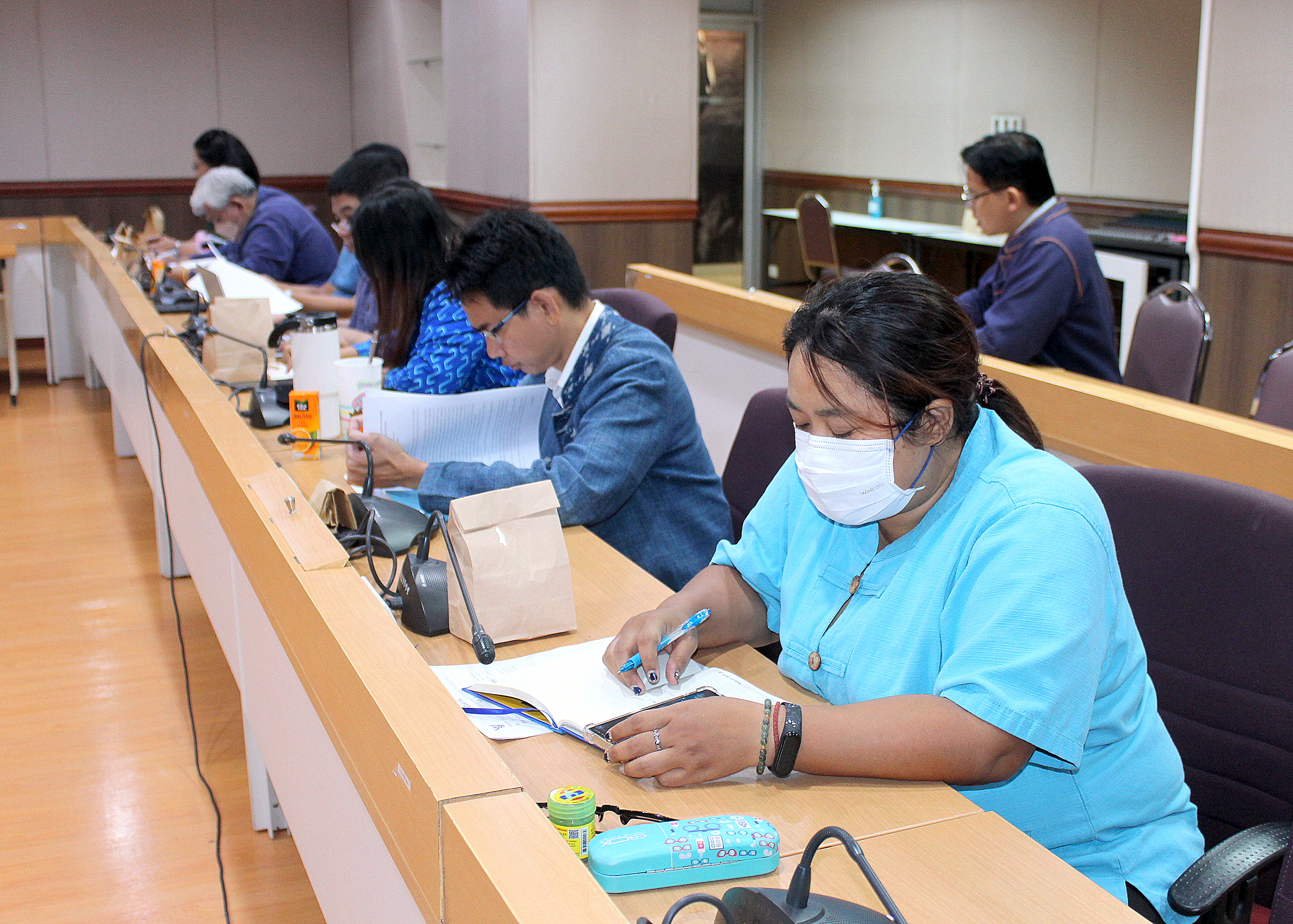 การประชุมติดตามความก้าวหน้าการดำเนินงานโครงการพัฒนาพื้นที่ต้นแบบการพัฒนาคุณภาพชีวิตตามหลักทฤษฎีใหม่ ประยุกต์สู่ “โคก หนอง นา โมเดล” กิจกรรมที่ 7 สร้างระบบโปรแกรมและระบบฐานข้อมูล พัฒนาระบบ Digital รองรับ Local Economy