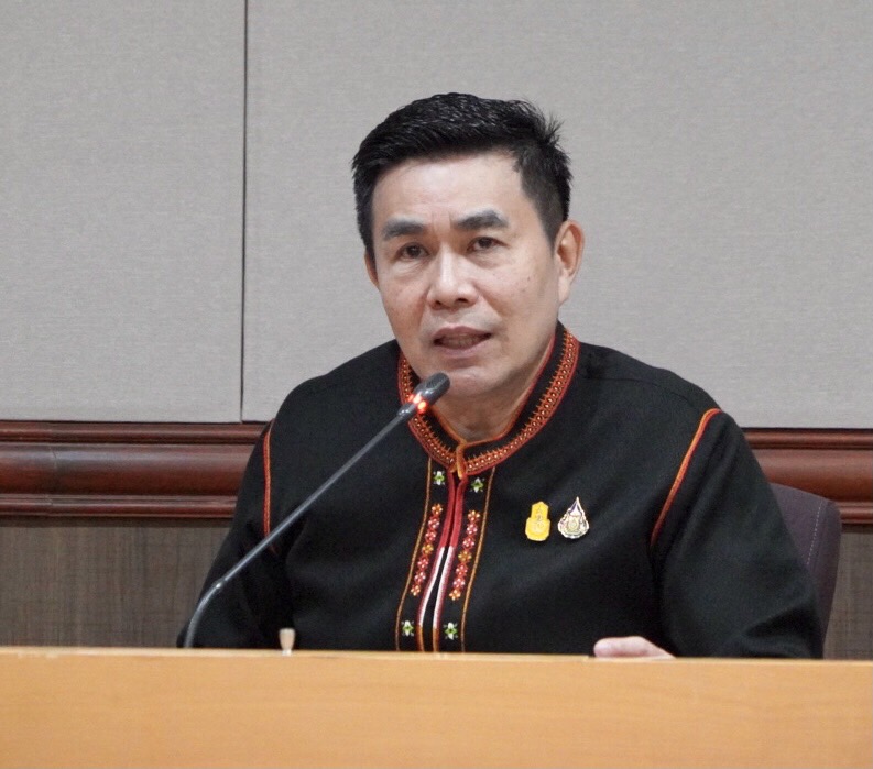 การประชุมติดตามความก้าวหน้าการดำเนินงานโครงการพัฒนาพื้นที่ต้นแบบการพัฒนาคุณภาพชีวิตตามหลักทฤษฎีใหม่ ประยุกต์สู่ “โคก หนอง นา โมเดล” กิจกรรมที่ 7 สร้างระบบโปรแกรมและระบบฐานข้อมูล พัฒนาระบบ Digital รองรับ Local Economy