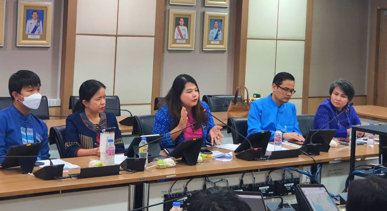การประชุมติดตามความก้าวหน้าการดำเนินงานโครงการพัฒนาพื้นที่ต้นแบบการพัฒนาคุณภาพชีวิตตามหลักทฤษฎีใหม่ประยุกต์สู่ “โคก หนอง นา โมเดล” กิจกรรมที่ ๗ สร้างระบบโปรแกรมและระบบฐานข้อมูลพัฒนาระบบ Digital รองรับ Local Economy ครั้งที่ 2/2566