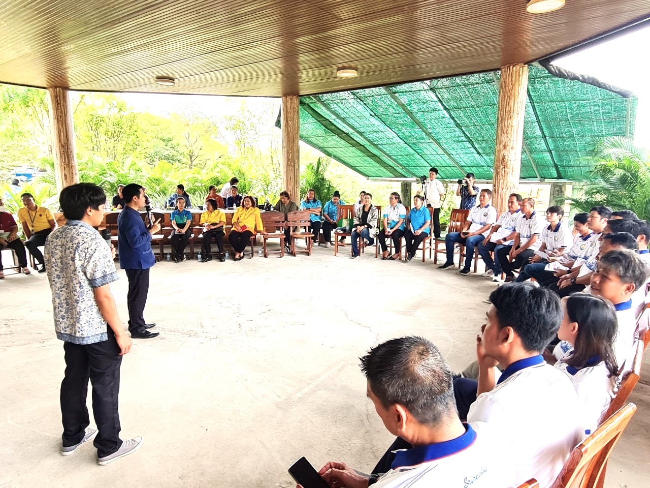 กิจกรรมถอดบทเรียนความสำเร็จ และ ถ่ายทำตัวอย่างการจัดเวทีบูรณาการแผนพัฒนาตำบล เพื่อจัดทำสื่อการเรียนรู้ประกอบบทเรียน E-Learning ณ ตำบลบางพระ อำเภอศรีราชา จังหวัดชลบุรี