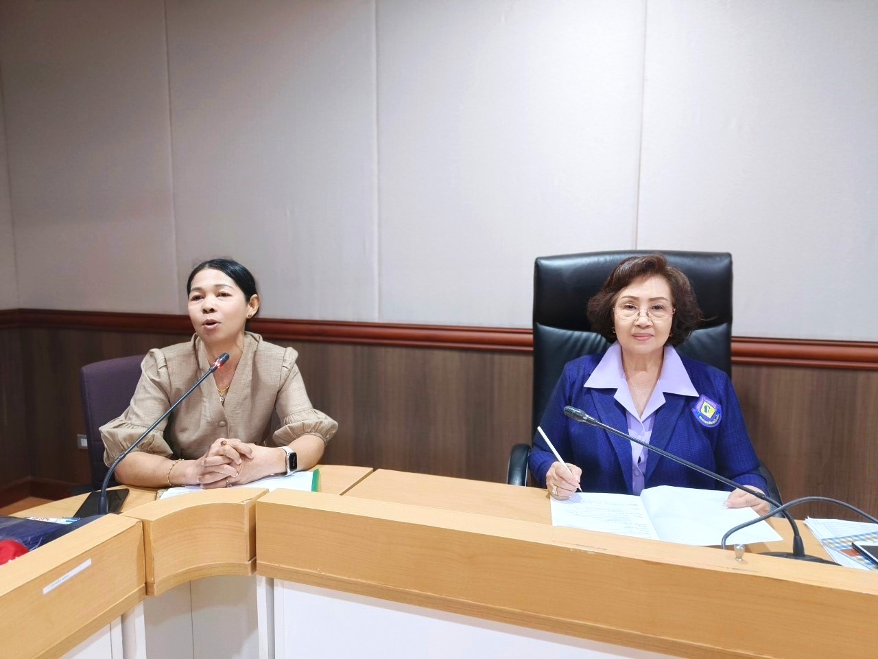 ประชุมคณะกรรมการสมาคมผู้นำสตรีพัฒนาชุมชนไทยครั้งที่1/ 2567