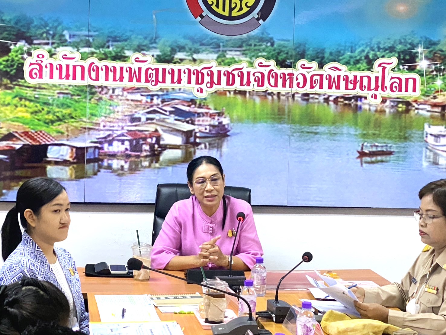 สำนักเสริมสร้างความเข้มแข็งชุมชนลงพื้นที่ติดตามสนับสนุนการดำเนินงานศูนย์เรียนรู้การพัฒนาคุณภาพชีวิตตามหลักทฤษฎีใหม่ ประยุกต์สู่ “โคก หนอง นา” จังหวัดพิษณุโลก