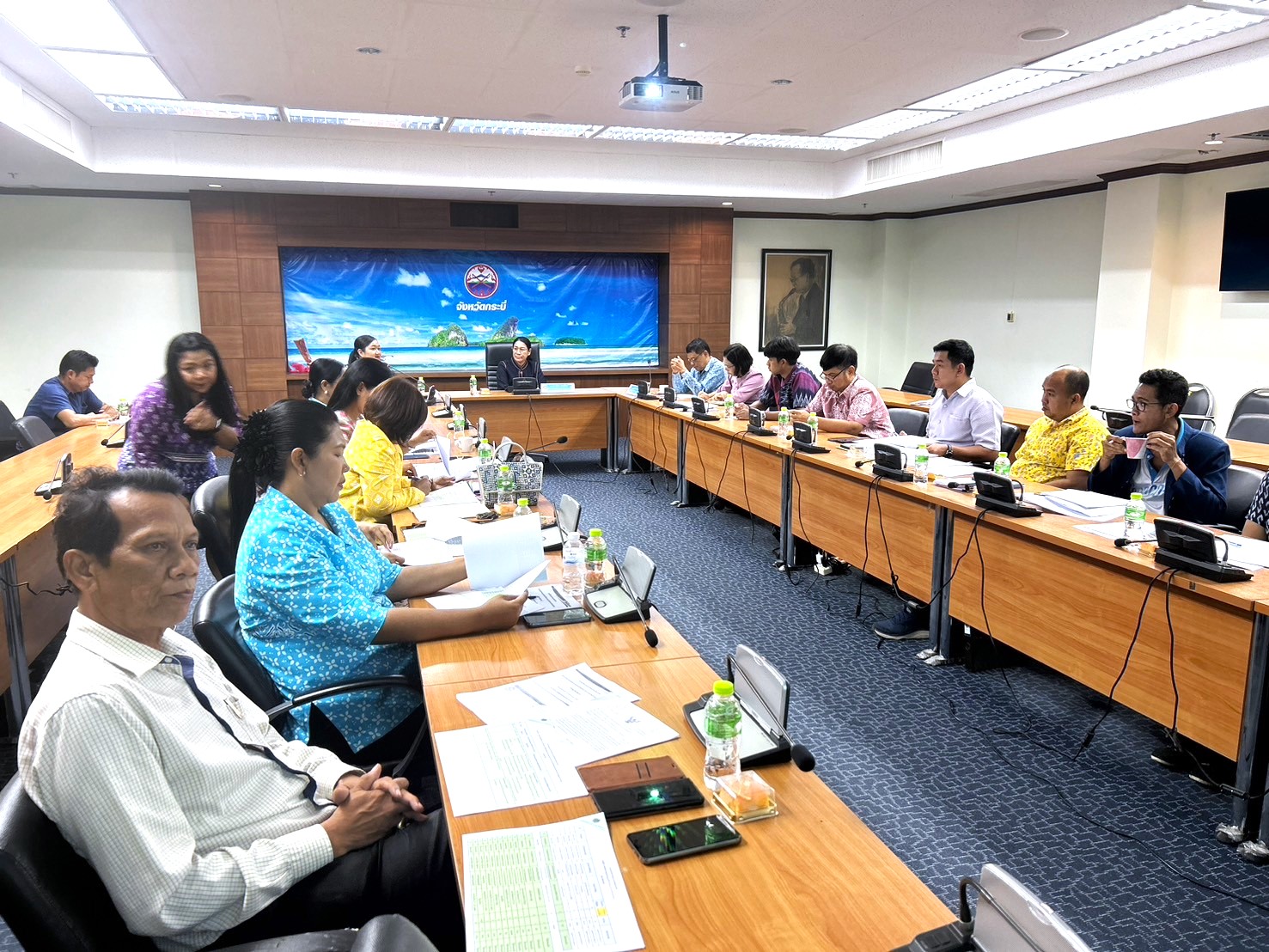 สสช.ลงพื้นที่ติดตามสนับสนุนการดำเนินงานศูนย์เรียนรู้การพัฒนาคุณภาพชีวิตตามหลักทฤษฎีใหม่ ประยุกต์สู่ “โคก หนอง นา” จังหวัดกระบี่