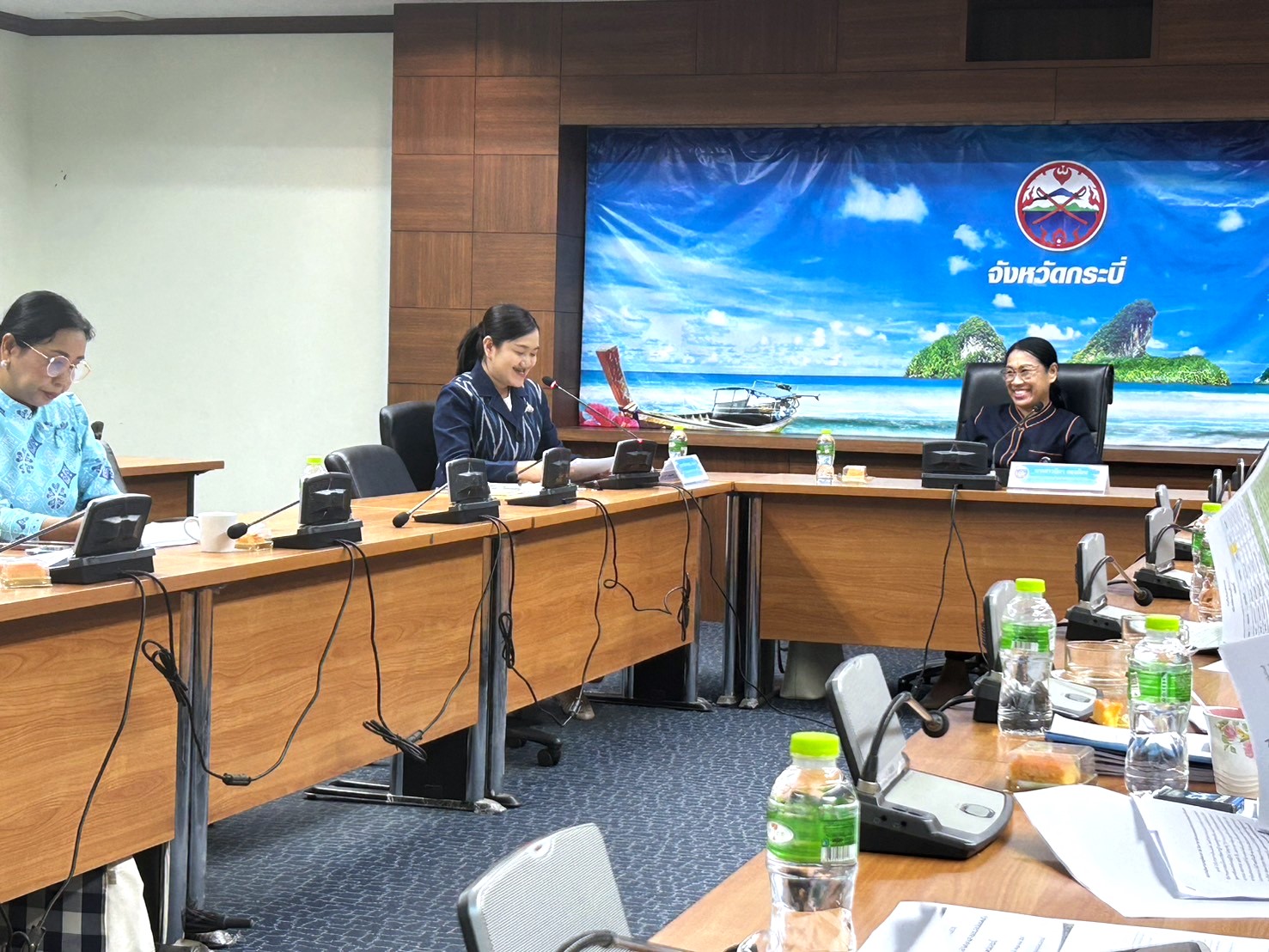 สสช.ลงพื้นที่ติดตามสนับสนุนการดำเนินงานศูนย์เรียนรู้การพัฒนาคุณภาพชีวิตตามหลักทฤษฎีใหม่ ประยุกต์สู่ “โคก หนอง นา” จังหวัดกระบี่