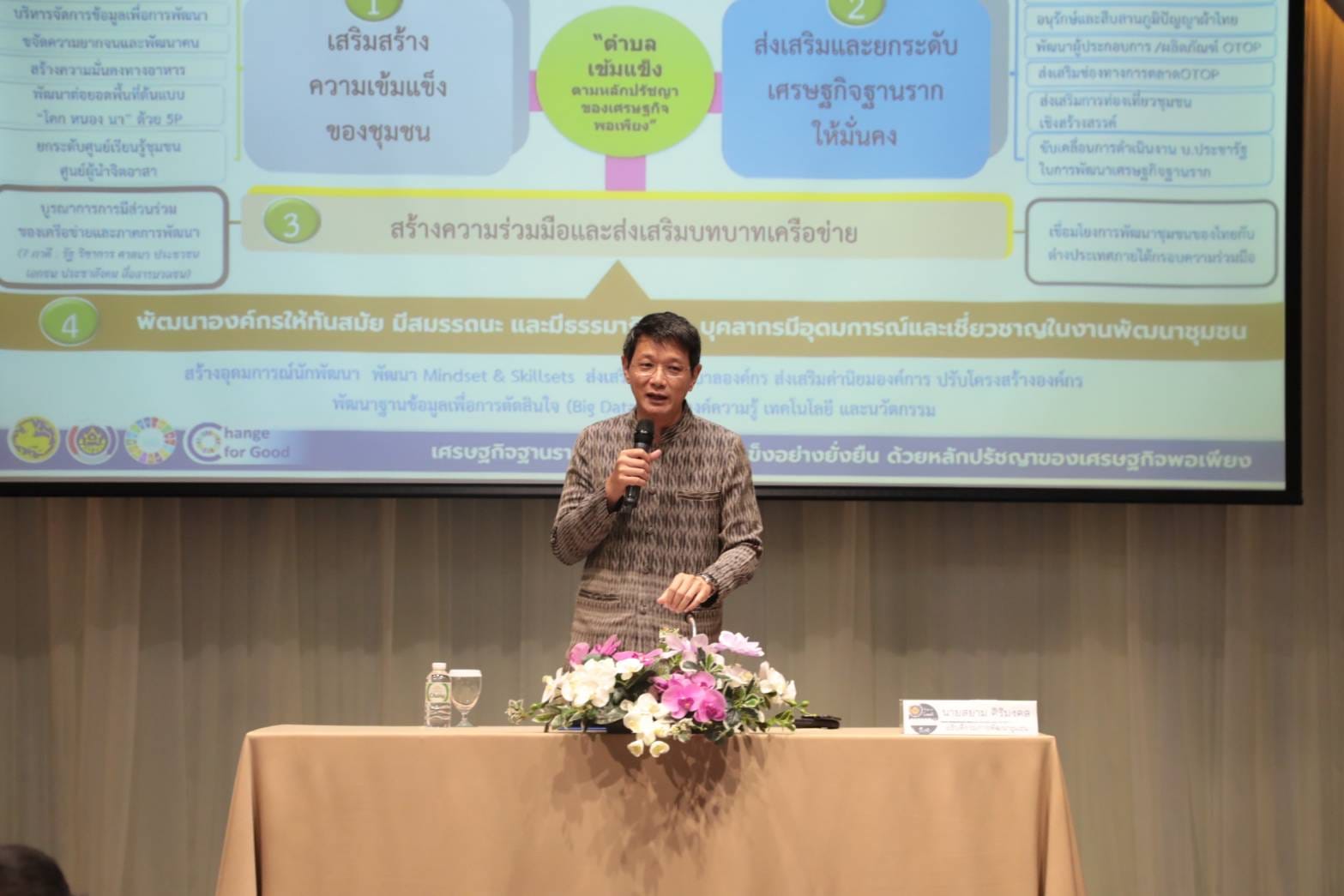 พช. อัปสกิลคณะกรรมการชมรมผู้นำอาสาพัฒนาชุมชน