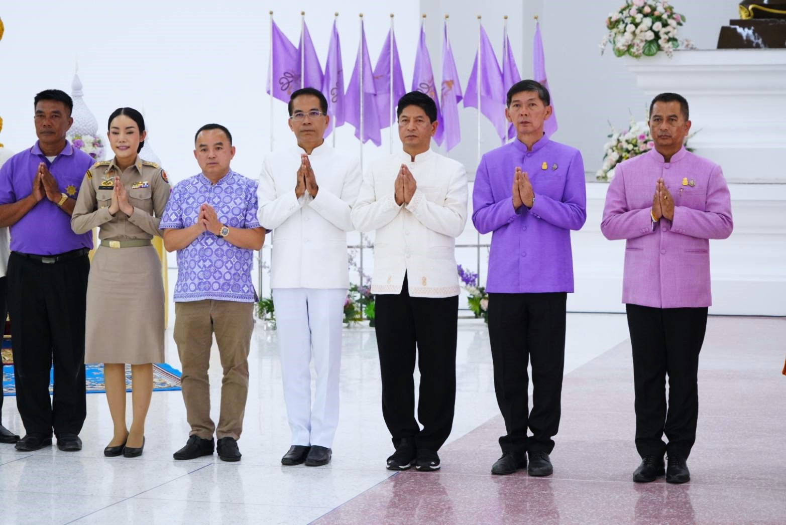 พช. ร่วมพิธีเจริญพระพุทธมนต์ เจริญจิตภาวนา ถวายพระพรชัยมงคล แด่สมเด็จพระนางเจ้า ฯ พระบรมราชินี