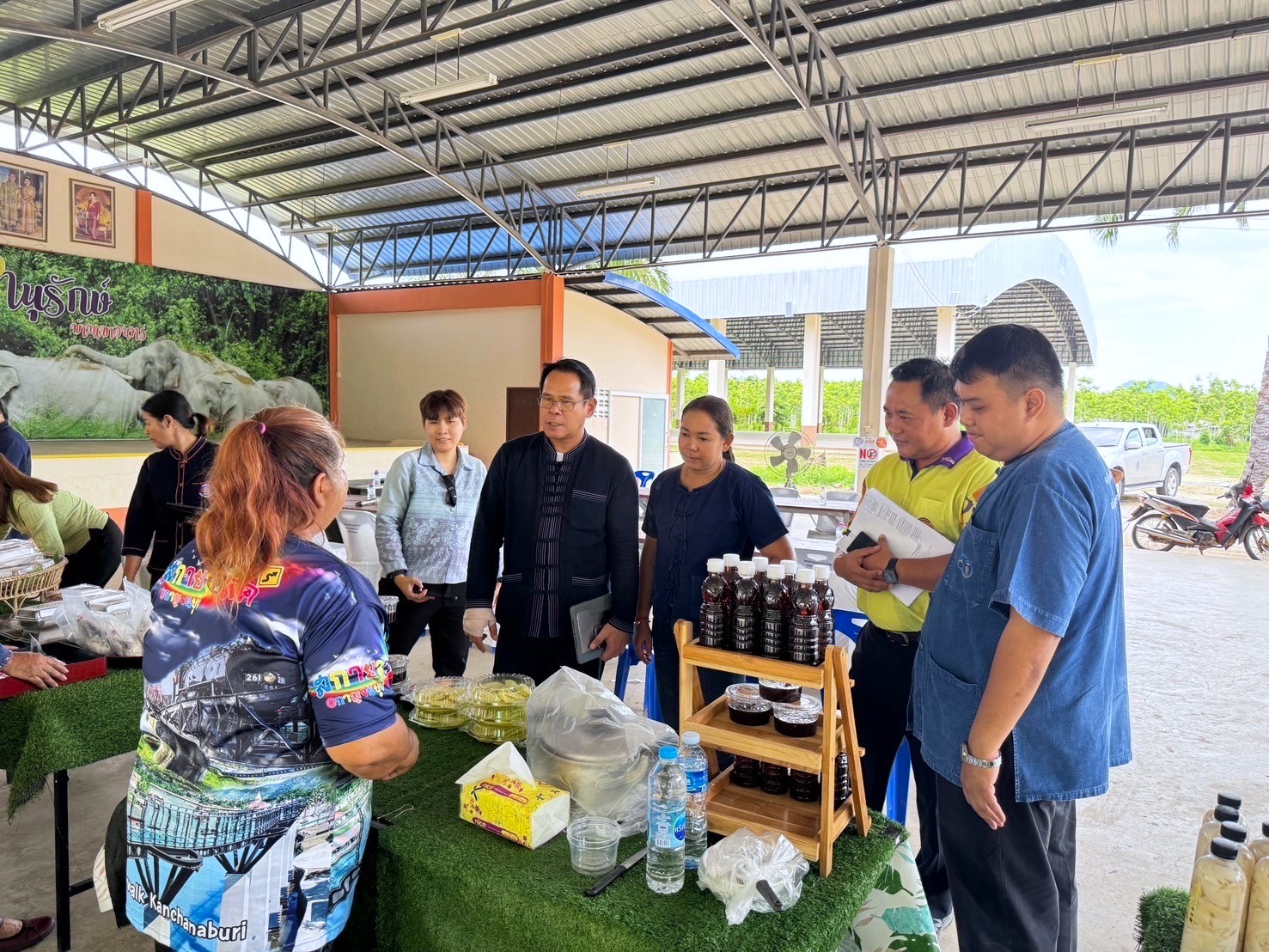 พช. โดยสำนักเสริมสร้างความเข้มแข็งชุมชน ลงพื้นที่เพื่อติดตามผลดำเนินงาน สนับสนุนการพัฒนาหมู่บ้านคนรักษ์ช้าง