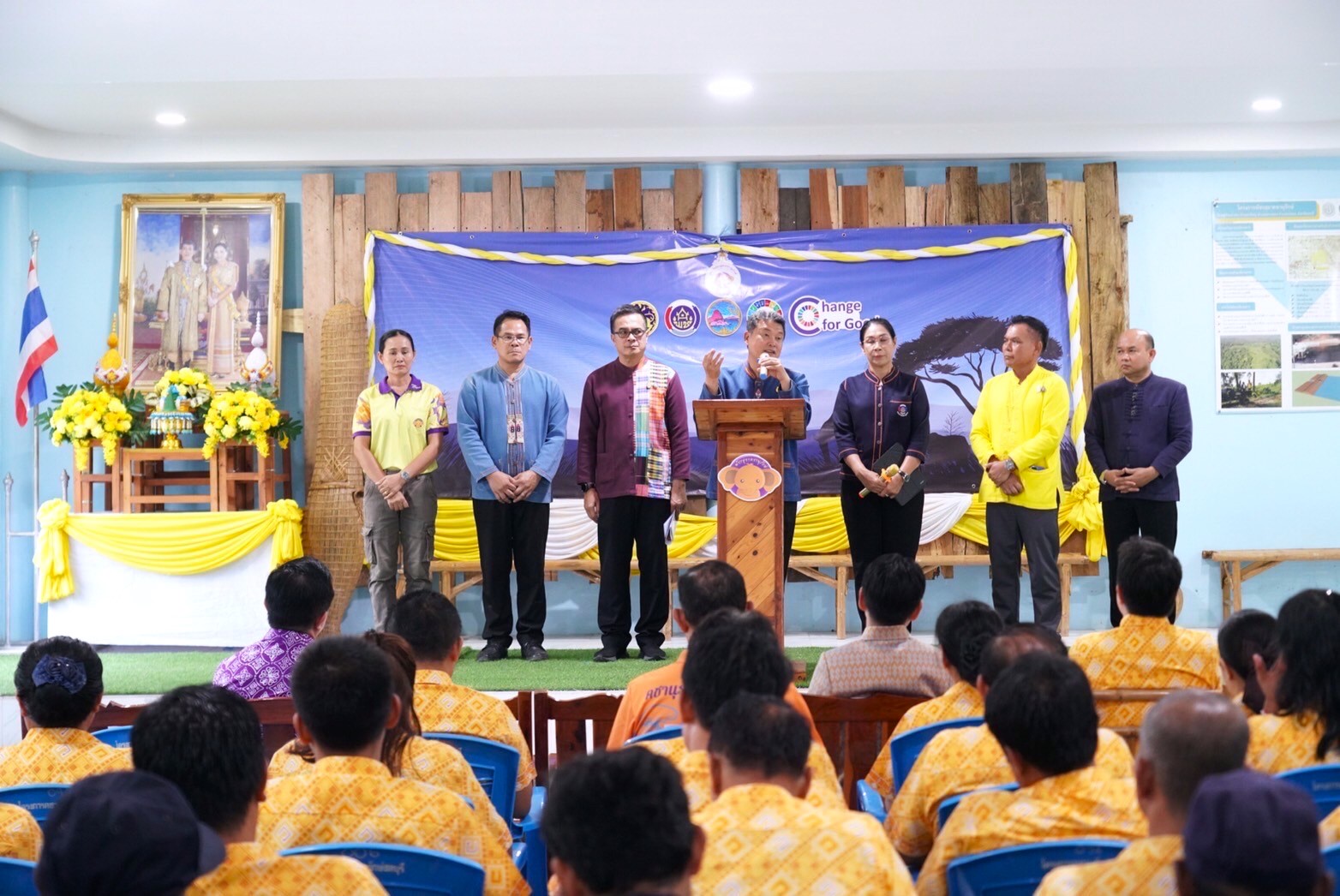 ปลัดมหาดไทย ลงพื้นที่ตรวจติดตามการขับเคลื่อนหมู่บ้านคชานุรักษ์ บ้านเขาใหญ่