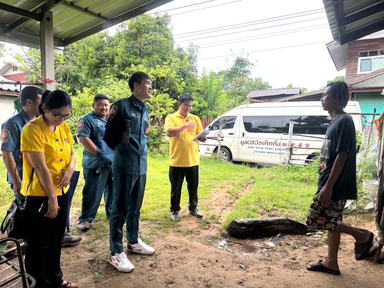 กรมการพัฒนาชุมชน ร่วมกับ มูลนิธิป่อเต็กตึ้ง ลงพื้นที่จัดเก็บข้อมูลครัวเรือนยากจนเป้าหมายสนับสนุนวัสดุอุปกรณ์ประกอบอาชีพ จังหวัดอำนาจเจริญ