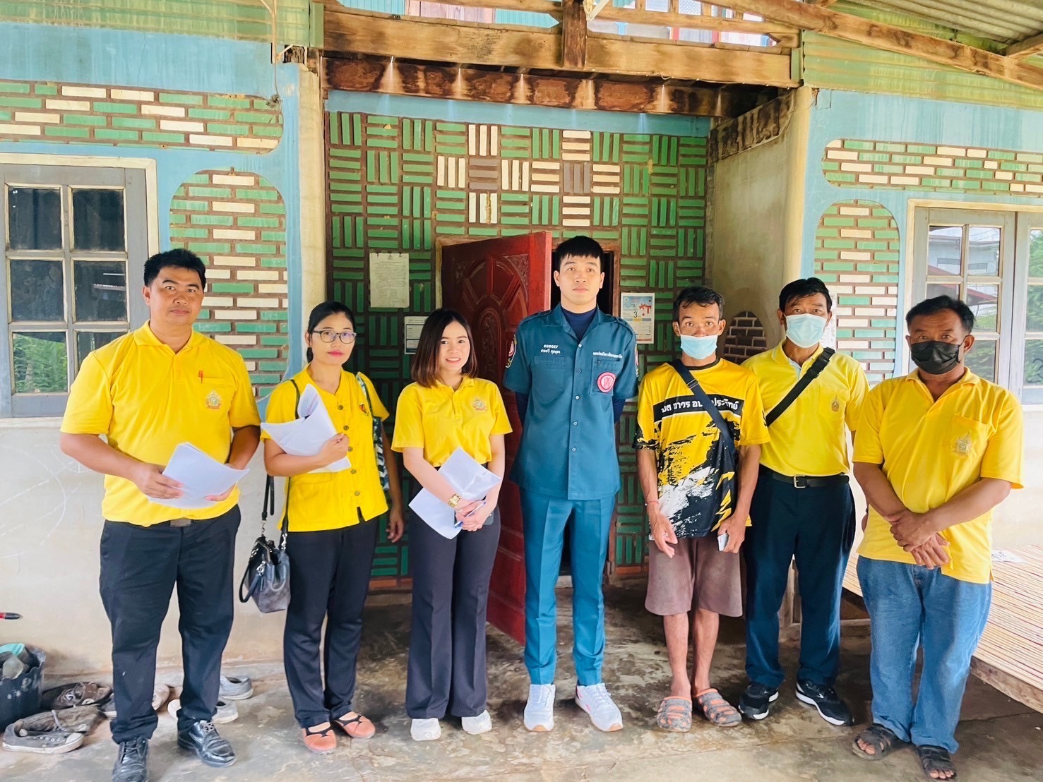 กรมการพัฒนาชุมชน ร่วมกับ มูลนิธิป่อเต็กตึ้ง ลงพื้นที่จัดเก็บข้อมูลครัวเรือนยากจนเป้าหมายสนับสนุนวัสดุอุปกรณ์ประกอบอาชีพ จังหวัดอำนาจเจริญ