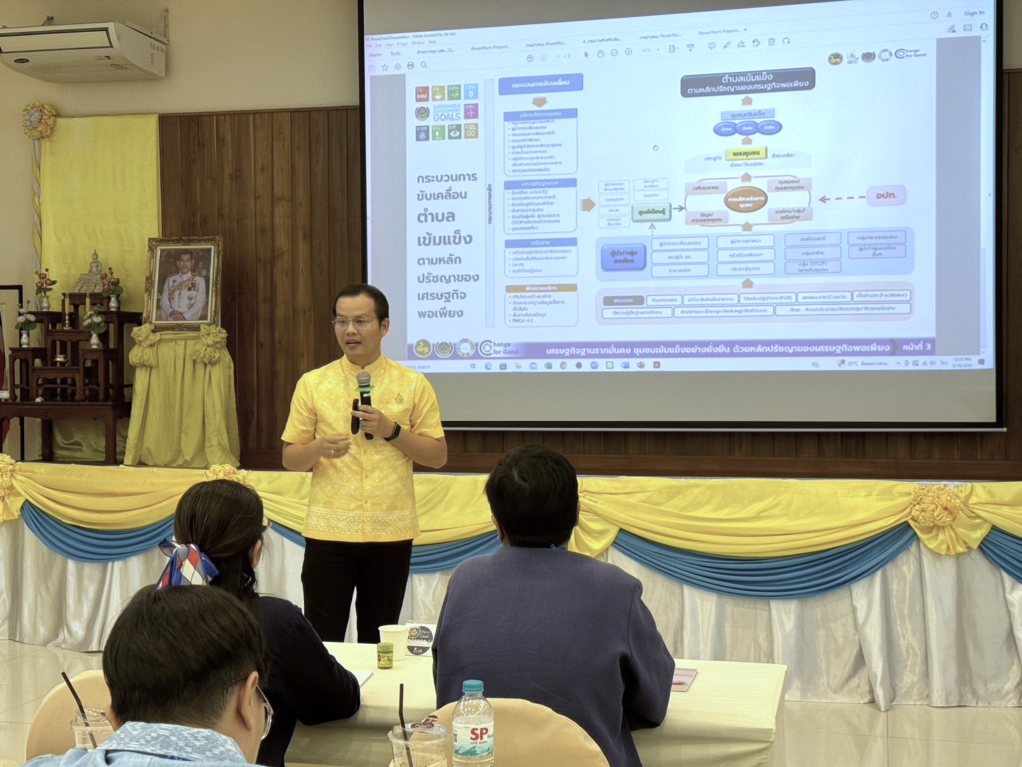 กิจกรรมการฝึกอบรมหลักสูตรก่อนปฏิบัติงานอาสาพัฒนา (อสพ.) รุ่นที่ 76