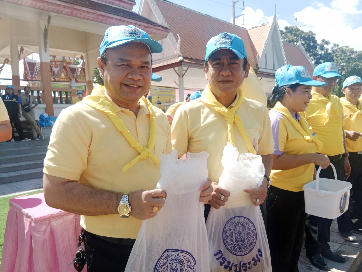 พช.ร่วมกิจกรรม “รวมพลังสร้างสัปปายะสู่วัดด้วยวิถี 5 ส” (Big Cleaning Day)