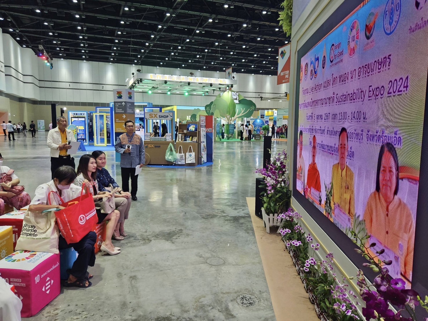 การจัดนิทรรศการ SX Sustainability Expo 2024 🌸