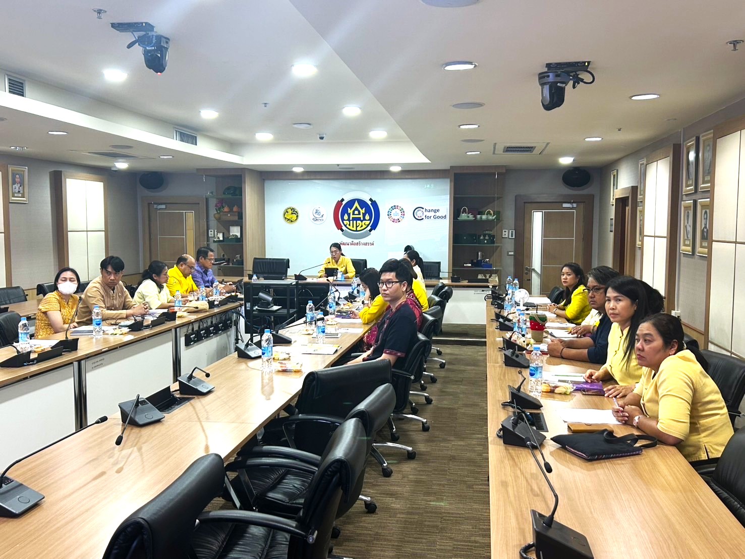 สสช. จัดประชุมเตรียมความพร้อมการตรวจสอบการดำเนินงานศูนย์เรียนรู้การพัฒนาคุณภาพชีวิตตามหลักทฤษฎีใหม่ ประยุกต์สู่ “โคก หนอง นา”