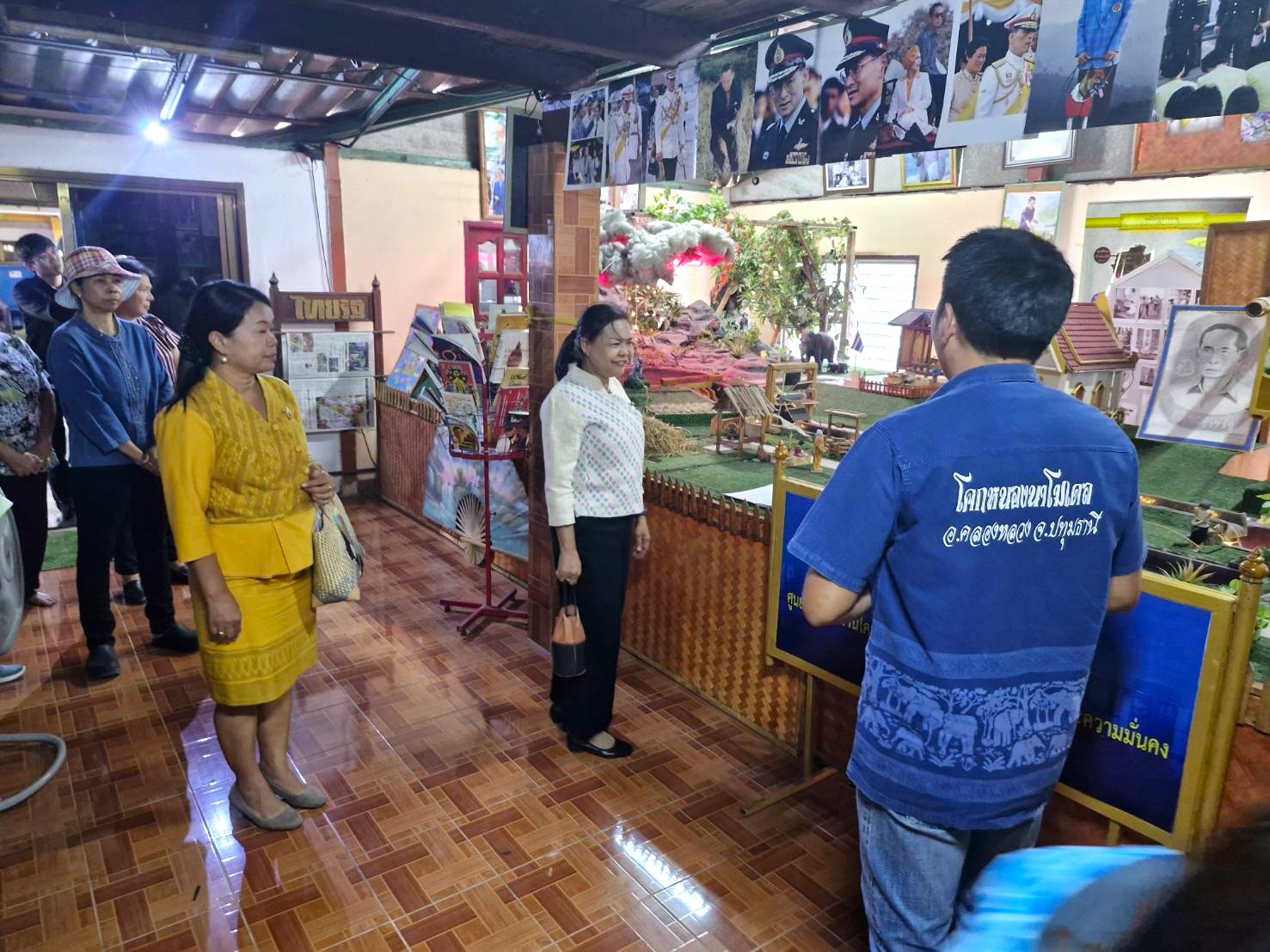 สำนักเสริมสร้างความเข้มแข็งชุมชน ศึกษาดูงาน โครงการพัฒนาพื้นที่ต้นแบบการพัฒนาคุณภาพชีวิตตามหลักทฤฎีใหม่ประยุกต์สู่ “โคก หนอง นา โมเดล” แปลง CLM อำเภอคลองหลวง จังหวัดปทุมธานี