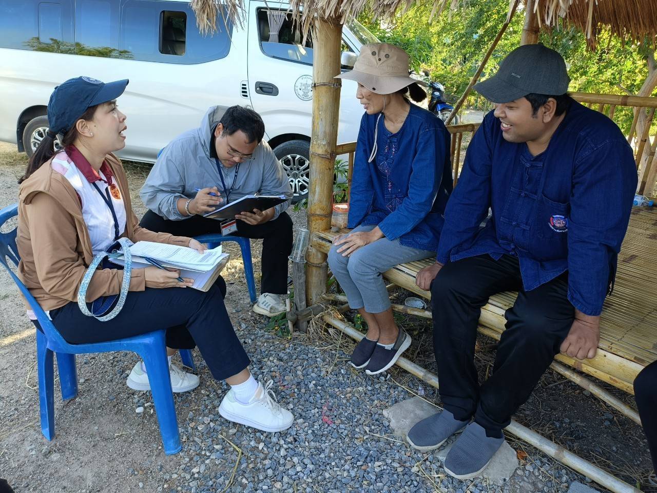 🥦สำนักเสริมสร้างความเข้มแข็งชุมชน ร่วมกับสำนักงานการตรวจเงินแผ่นดิน ลงพื้นที่ติดตามการตรวจสอบผลสัมฤทธิ์และประสิทธิภาพการดำเนินงานโครงการพัฒนาหมู่บ้านเศรษฐกิจพอเพียงพื้นที่จังหวัดลพบุรี