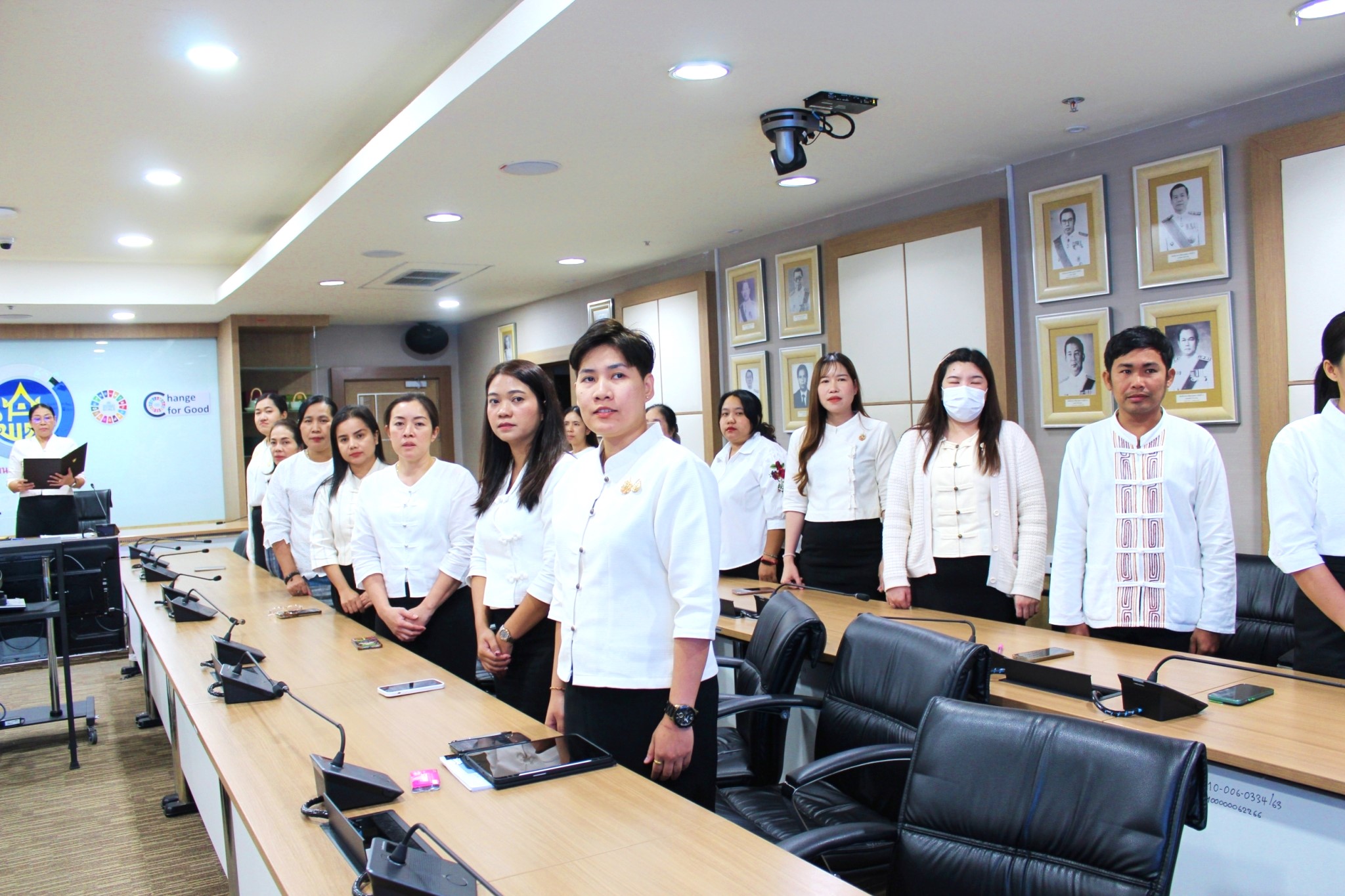 การประกาศเจตนารมณ์ในการต่อต้านทุจริต ประจำปีงบประมาณ พ.ศ. 2568  สำนักเสริมสร้างความเข้มแข็งชุมชน