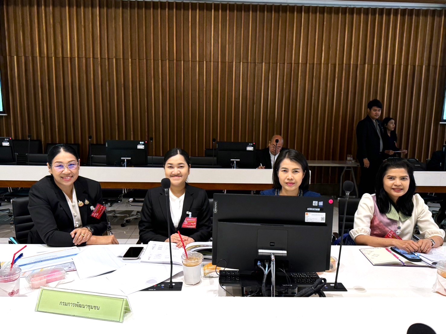 กรมการพัฒนาชุมชน เข้าร่วมประชุมกับคณะอนุกรรมาธิการศึกษาต้นทุนต่อหน่วยและหลักสูตรการคำนวณงบประมาณ หรืออุดหนุนสำหรับจัดทำบริการสาธารณะของหน่วยงานของรัฐ