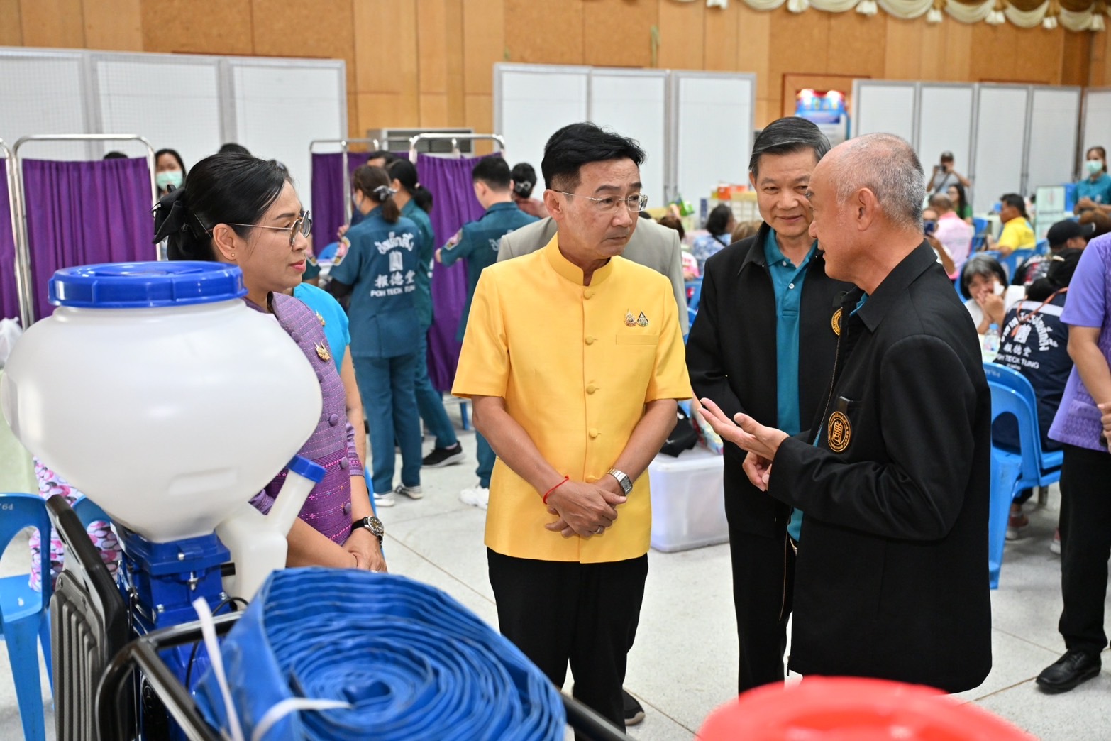 กรมการพัฒนาชุมชน ร่วมกับ มูลนิธิป่อเต็กตึ๊ง สร้างความมั่นคงด้านอาชีพเพื่อแก้ปัญหาความยากจน ระยะที่ 3 ภาคตะวันออกเฉียงเหนือ พื้นที่จังหวัดยโสธร