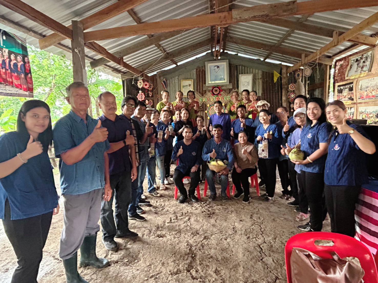 📢⭐ สำนักเสริมสร้างความเข้มแข็งชุมชน ลงพื้นที่สนับสนุนการพัฒนาศูนย์เรียนรู้การพัฒนาคุณภาพชีวิตตามหลักทฤษฎีใหม่ ประยุกต์สู่ “โคก หนอง นา”