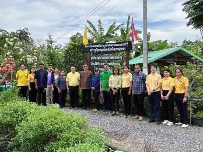 📢⭐ สำนักเสริมสร้างความเข้มแข็งชุมชน ลงพื้นที่สนับสนุนการพัฒนาศูนย์เรียนรู้การพัฒนาคุณภาพชีวิตตามหลักทฤษฎีใหม่ ประยุกต์สู่ “โคก หนอง นา”