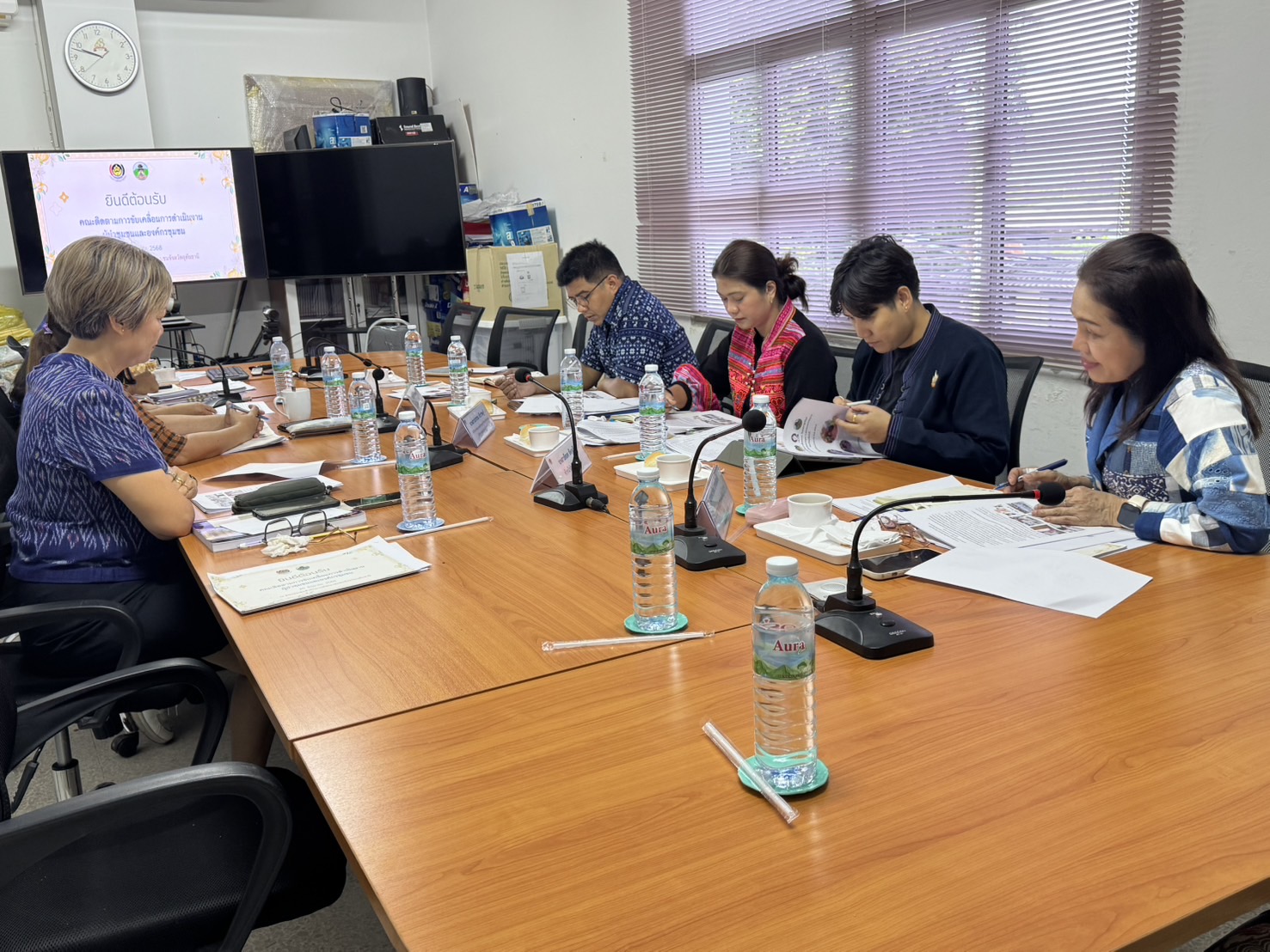 สำนักเสริมสร้าวงความเข้มแข็งชุมชน ลงพื้นที่สนับสนุนและติดตามการขับเคลื่อนการดำเนินงานผู้นำชุมชนและองค์กรชุมชน