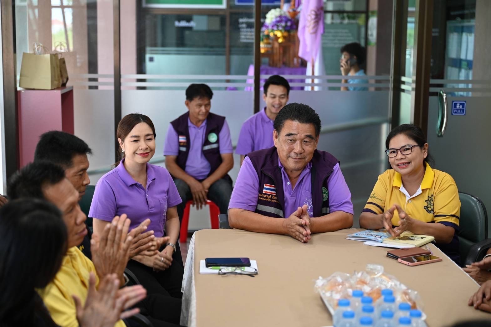สำนักเสริมสร้างความเข้มแข็งชุมชน ลงพื้นที่ติดตามการพัฒนาศักยภาพกลุ่ม องค์กร และเครือข่ายการขับเคลื่อนตำบลเข้มแข็ง จังหวัดสมุทรสาคร