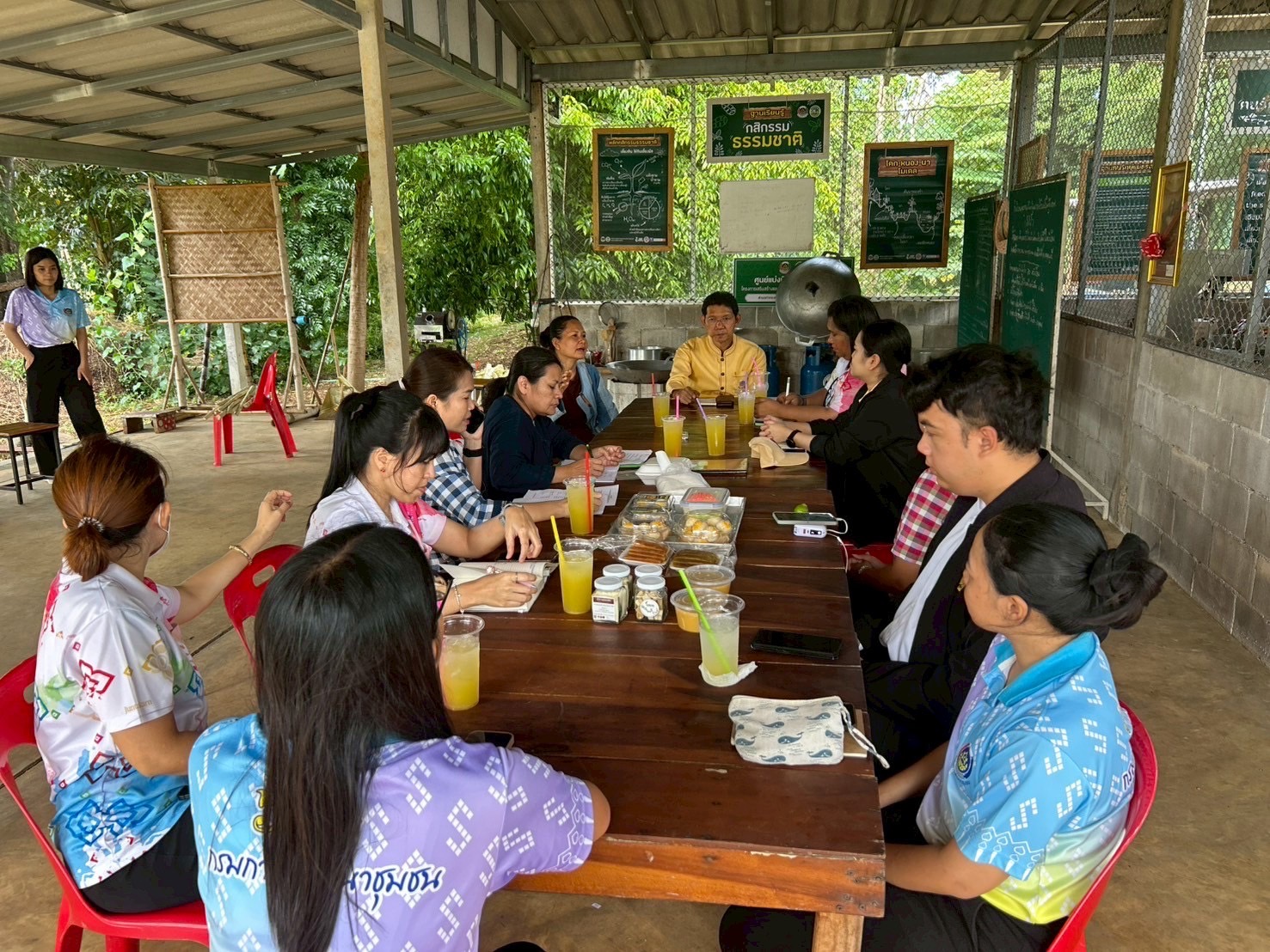สำนักเสริมสร้างความเข้มแข็งชุมชน ลงพื้นที่สนับสนุนการพัฒนาศูนย์เรียนรู้การพัฒนาคุณภาพชีวิตตามหลักทฤษฎีใหม่ ประยุกต์สู่ “โคก หนอง นา”